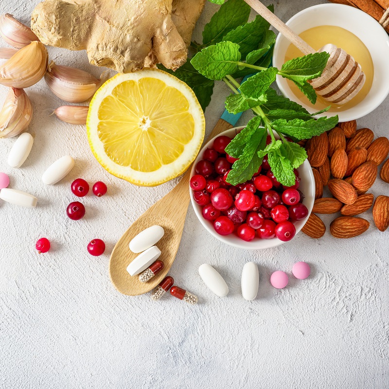 Drugs and foods for supporting immune health