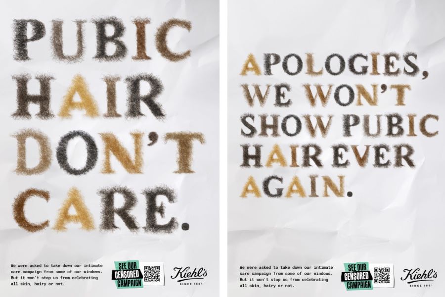 Two posters written with Public Display Type.