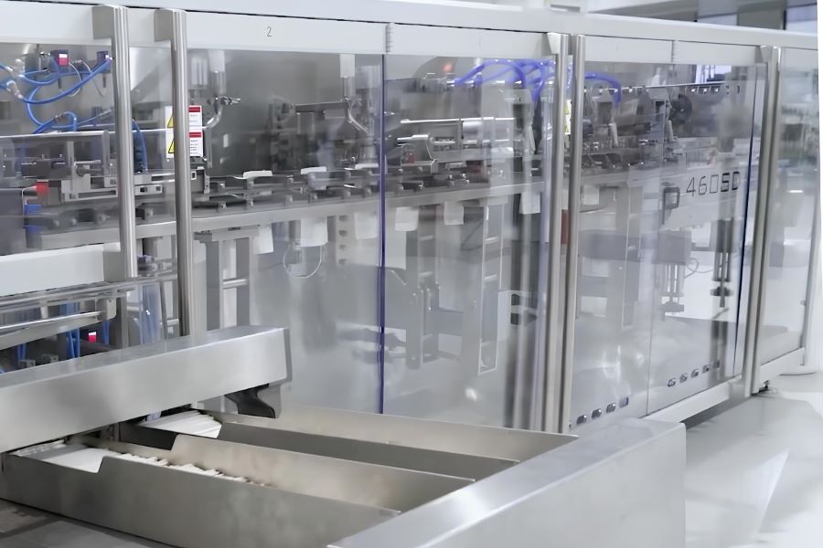 Image A machine in a factory.