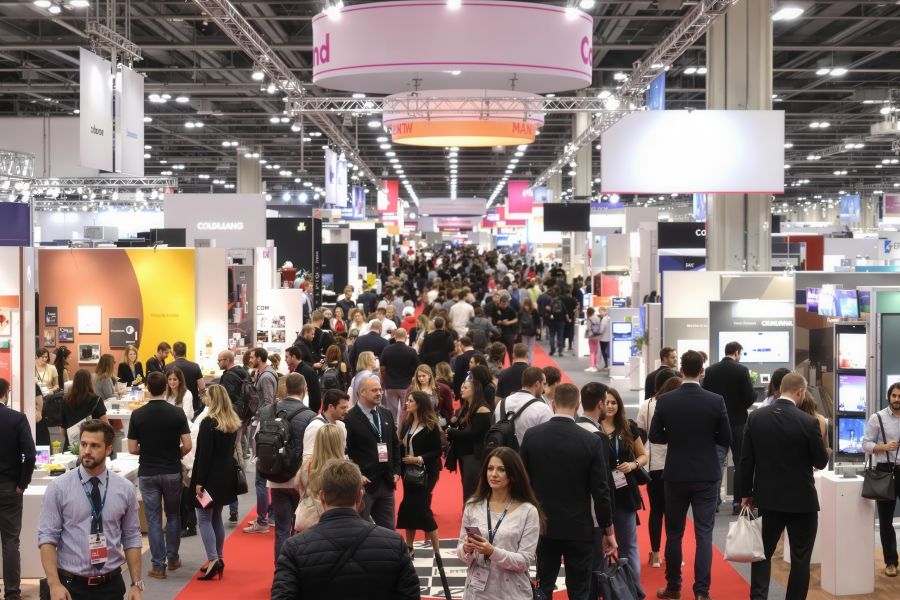 Trade show. Trade show.