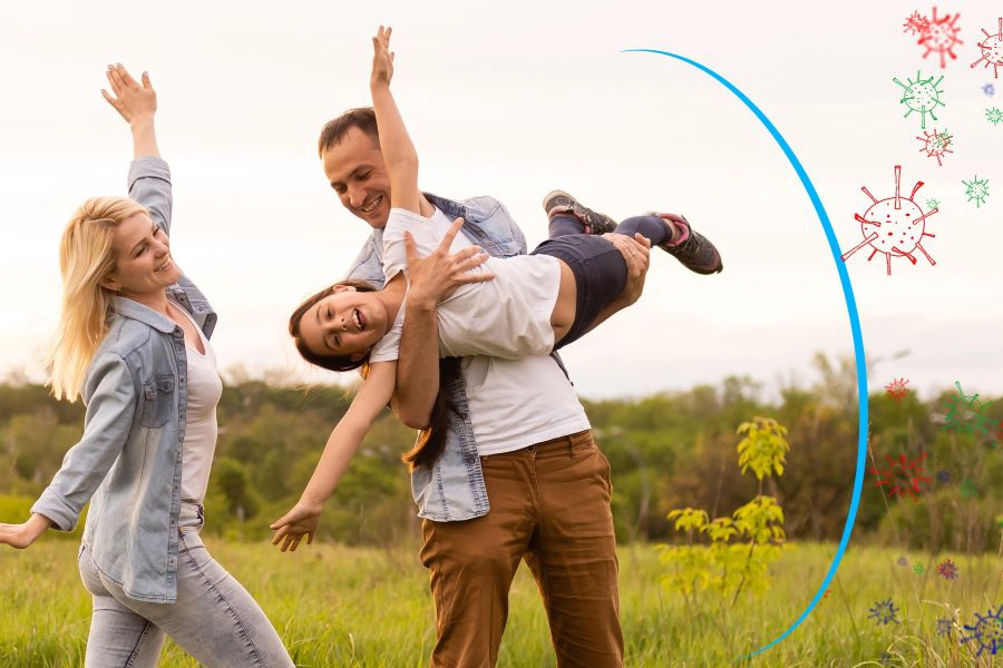 family with virtual barrier as virus protection family with virtual barrier as virus protection