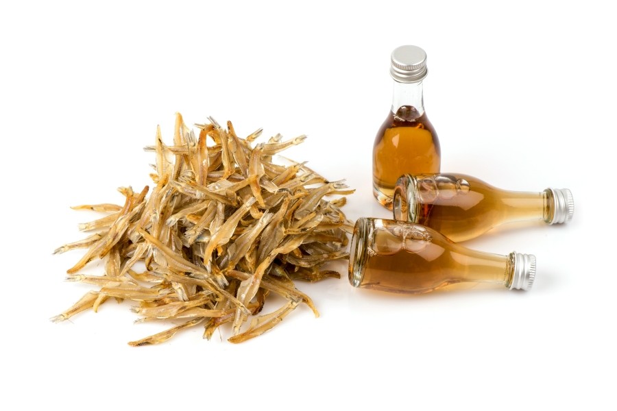 Anchovy extract and fish sauce. Anchovy extract and fish sauce.