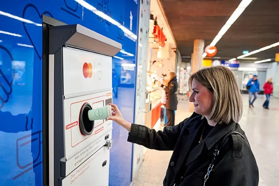 Tomra introduces automated reusable cup return machines at German