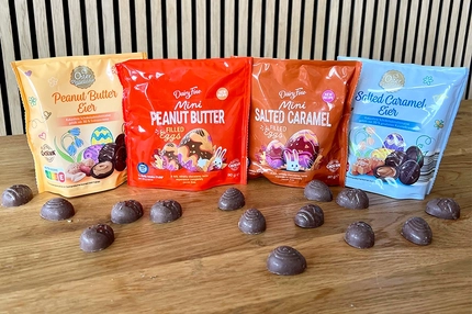 Easter chocolate products using ChoViva by Planet-A-Foods.