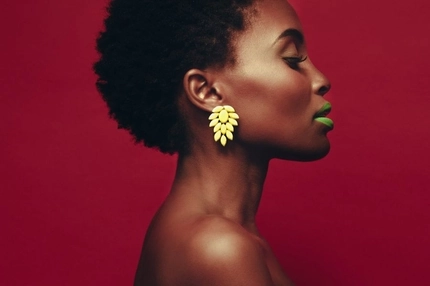 Image woman side profile