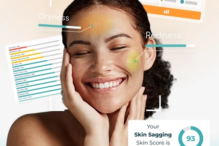 Image revive report image smiling woman