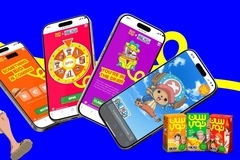 phone screen with prize winning game