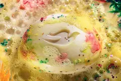 dove bar of soap with colours