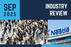 People entering trade show venue