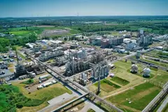 Airshot of Ineos plant.