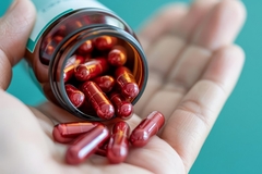 Iron supplement capsules