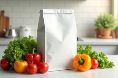 Takeout food paper bag