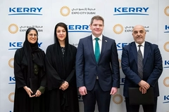 Image Marjan Faraidooni, Her Excellency Reem Al Hashimy, Peter Burke, Khaled Zitoun.