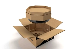 Image Cardboard box for radar products.