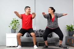 Image Man and woman working out