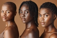 Image three women looking into the camera