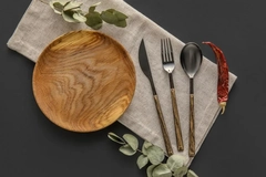 chili and eucalyptus brand on table with plate