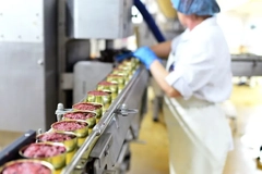 Image A close-up of a factory worker