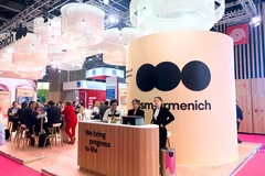 Image dsm-firmenich's booth at the In-cosmetics 2026