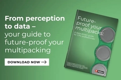 PakTech rHDPE multipack handle for beverage cans data-driven packaging guide visual