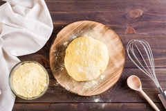 Corn masa flour and dough