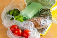 Image A group of food in plastic bags