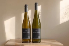 Two wine bottles