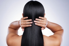 Image long hair and nails
