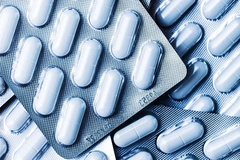 Image Close-up of several pills in a pack
