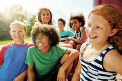 Image Group of happy children