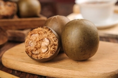Monk fruit on a table. Monk fruit on a table.