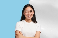 BASF woman smiling at camera