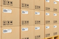 Image A stack of cardboard boxes